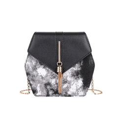 Small Square Leather Shoulder Bag Chain Strap Crossbody Phone Purse