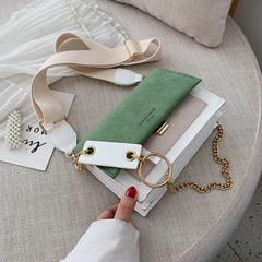 Small Suede Leather Crossbody Bag Women Handbags Ladies Shoulder Messenger
