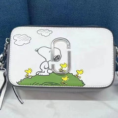 Matte Pu Leather Small Tote Bag for Women - Letters Handbags
