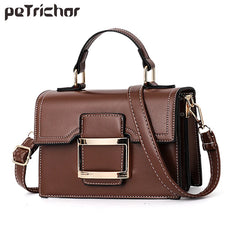 Small Women Shoulder Bag High Leather Crossboday & Messenger Tote Bags