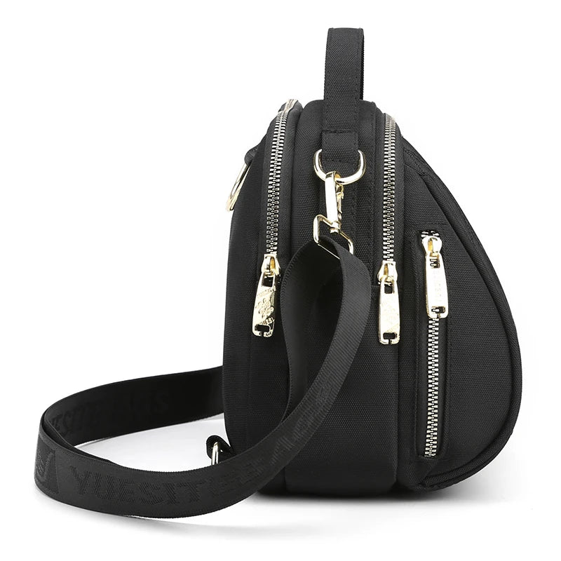 Small Women Shoulder Bag Purse Female Messenger Bag Multifunction Ladies Nylon