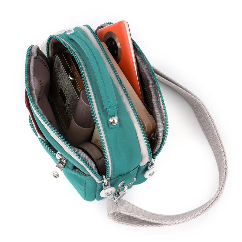 Small Women Shoulder bag Soft strap Wallet Female Messenger Bag Ladies Nylon