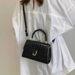 Small Square Bag Women Shoulder Bags Casual Handbag PU Crossbody Bag