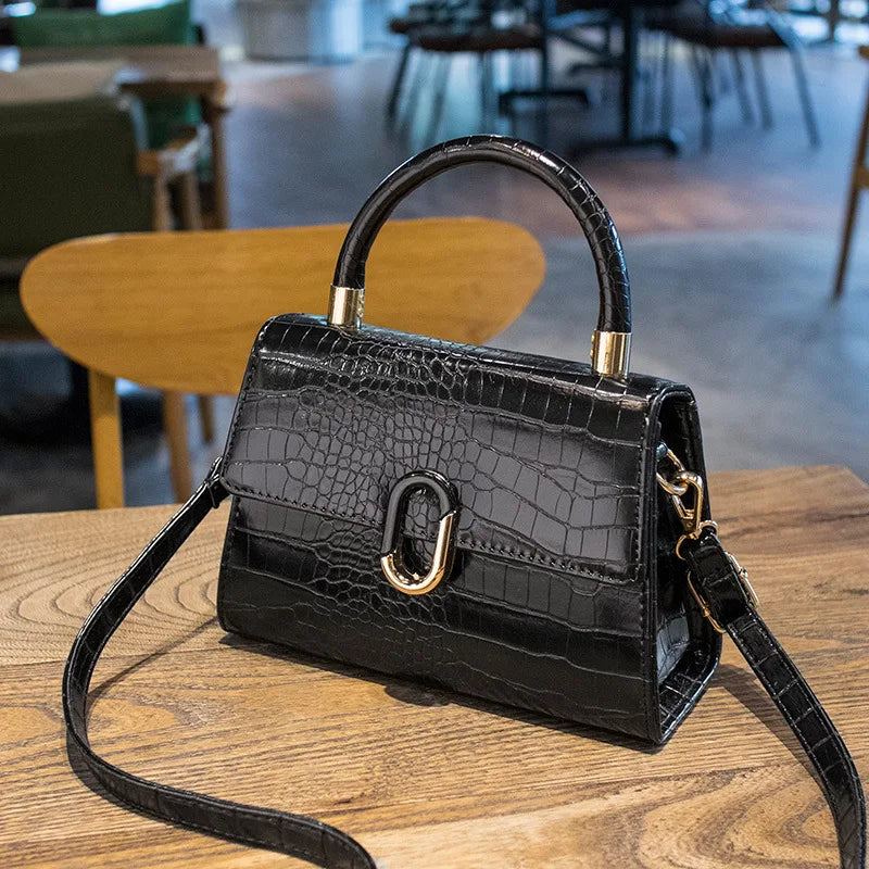Small Square Bag Women Shoulder Bags Casual Handbag PU Crossbody Bag