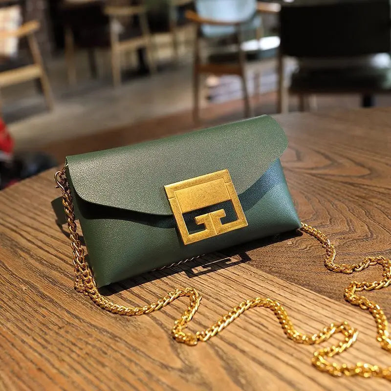 Snake Pattern PU Mini Chain Shoulder Bag