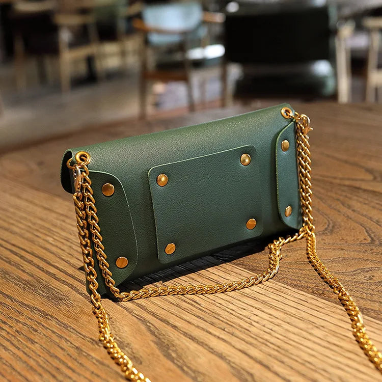 Snake Pattern Waist Bag PU Fanny Pack Chain Shoulder Bags