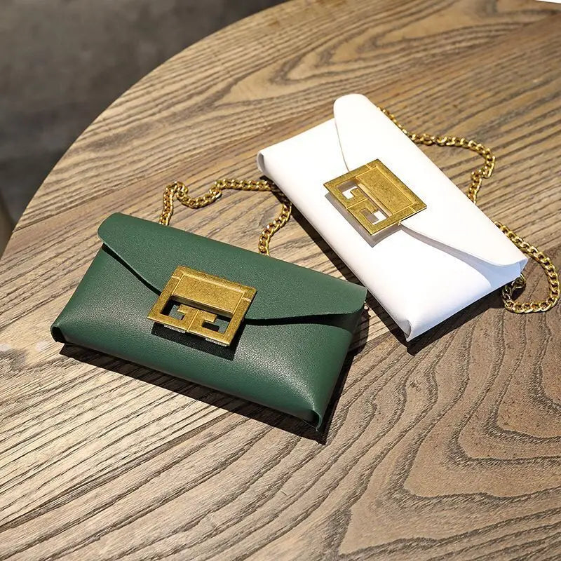 Snake Pattern PU Mini Chain Shoulder Bag