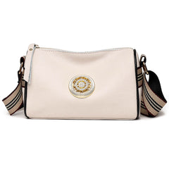 Soft Leather Shoulder Crossbody Bag Female Retro Messenger Pack