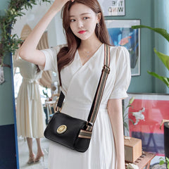 Soft Leather Shoulder Crossbody Bag Female Retro Messenger Pack