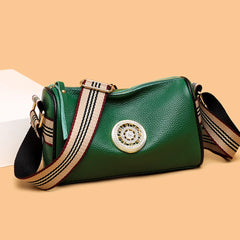 Soft Leather Shoulder Crossbody Bag Female Retro Messenger Pack