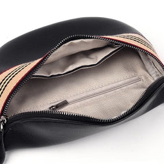 Soft Leather Women Shoulder Bag Pretty Style Girls Chest Bag Women Handbag