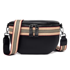 Soft Leather Women Shoulder Bag Pretty Style Girls Chest Bag Women Handbag