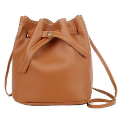 Classic Bucket Bag for Women Shoulder Messenger Bag