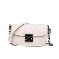 Genuine Leather Women Shoulder Bag Lady Chain Small Messenger Bag