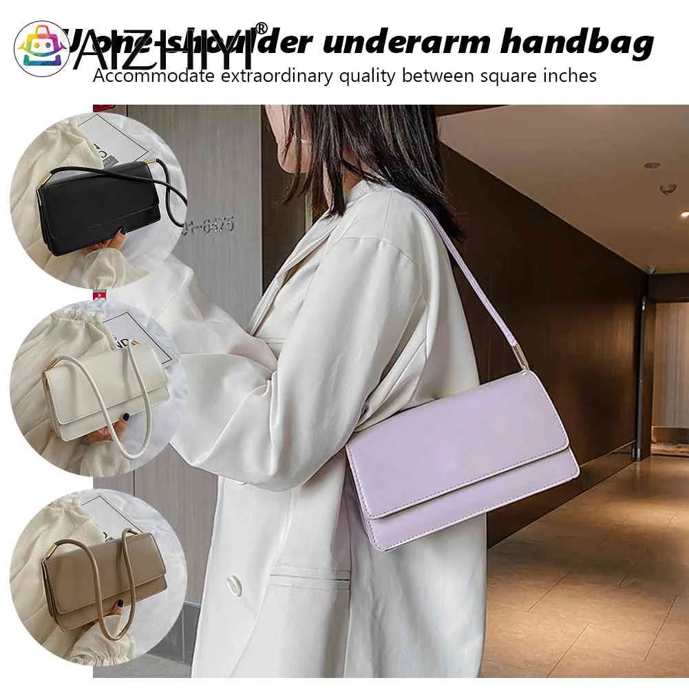 High PU Leather Shoulder Bag Women TOTES Flap Underarm Phone Bags