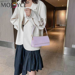 Solid Handbag Women Portable TOTES PU Leather Phone Bags