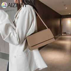 High PU Leather Shoulder Bag Women TOTES Flap Underarm Phone Bags