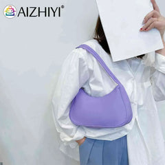 Vintage Nylon Women Shoulder Handbags Retro Female Hobos Bags
