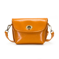 Wax Leather Women Shoulder Crossbody Bag 2022