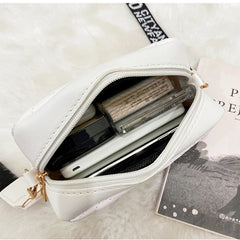 Woven Leather Crossbody Bag for Women Shoulder Purse Handbags