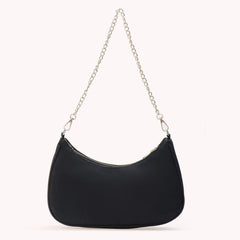 Solid Shoulder Purse Women Underarm Bag Ladies Top-handle Clutches