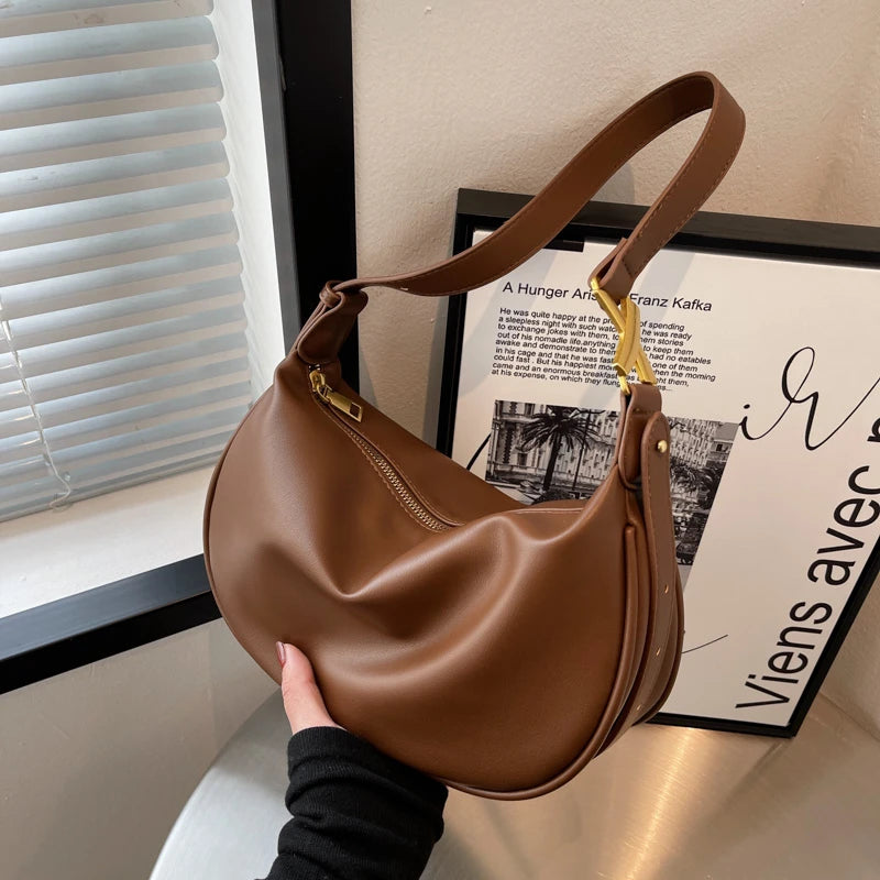 Soft Leather Crossbody Bag for Women Shoulder Handbag Hobo Bag