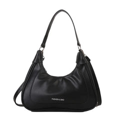 Solid Shoulder Bag Style Handbags Detachable Strap Crossbody Bags