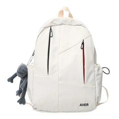 Solid Women's Backpack Bags Large Capacity Outdoor Travel Schoolbags