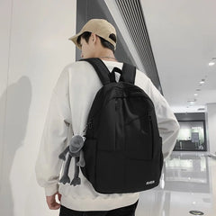 Solid Women's Backpack Bags Large Capacity Outdoor Travel Schoolbags
