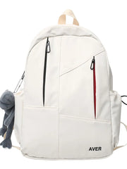 Solid Women's Backpack Bags Large Capacity Outdoor Travel Schoolbags