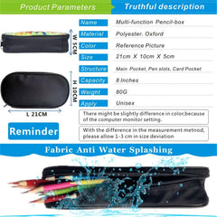 Son Goku Pencil Case Student School Anime Pen Box Multifunction Zipper Pen Bag