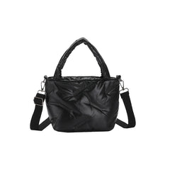 High Solid Bucket Shoulder Crossbody Bag Woman