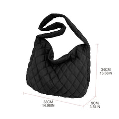 Space Pad Cotton Women Shoulder Bag Lady Winter Quilted Bags