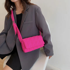 Winter Nylon Padded Quilted Shopper Bags for Women