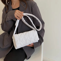 Winter Nylon Padded Quilted Shopper Bags for Women