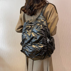 Winter Down Cotton School Bags for Teenager Travel Bag
