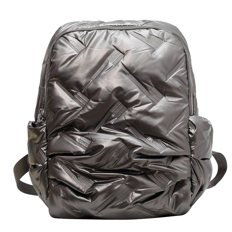 Winter Down Cotton School Bags for Teenager Travel Bag