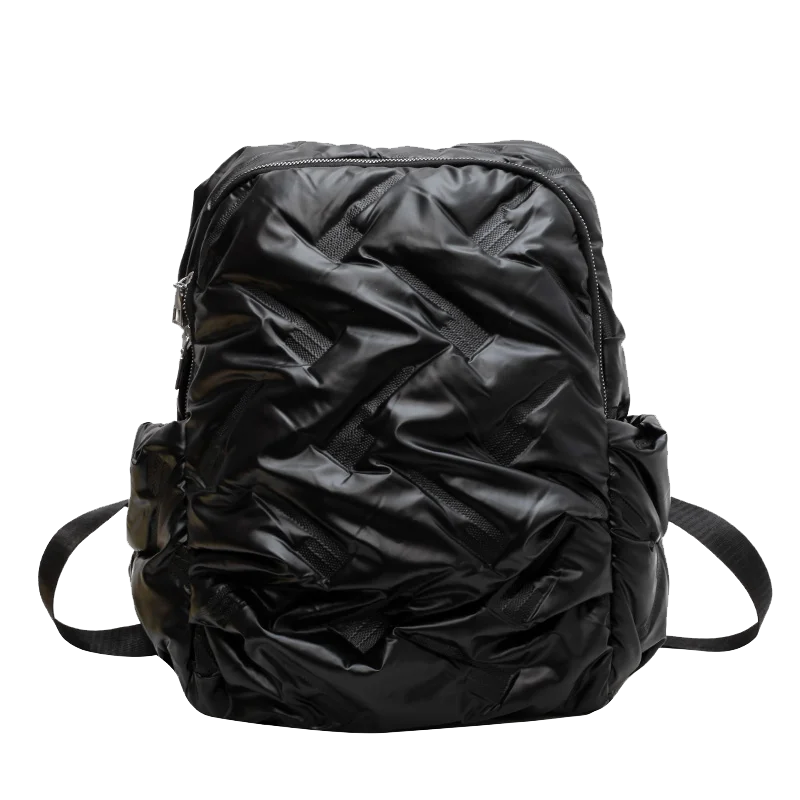 Winter Down Cotton Women Backpacks School Bags for Teenager