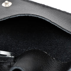 Split Cow Leather Key Holder Waist Bag Travel Organizer Pouch