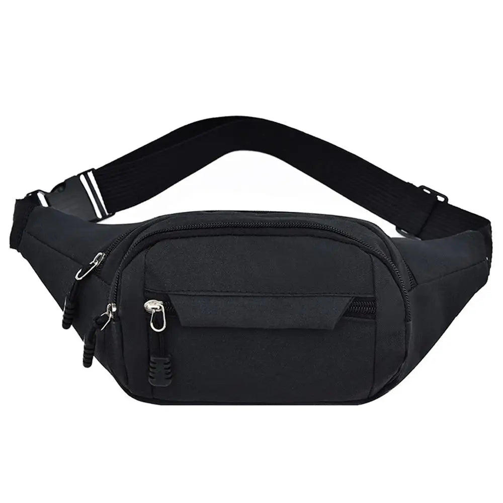 Sport Purse Waist Bag Women Anti-theft Zipper Belt Bag Crossbody Fanny Pack