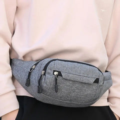 Sport Purse Waist Bag Women Anti-theft Zipper Belt Bag Crossbody Fanny Pack