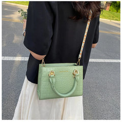 Square Shoulder Bag for Women Crossbody Handbags Small PU Leather Top-handle Pur