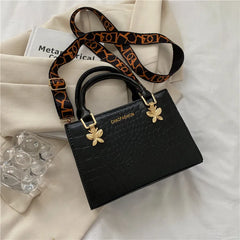 Square Shoulder Bag for Women Crossbody Handbags Small PU Leather Top-handle Pur