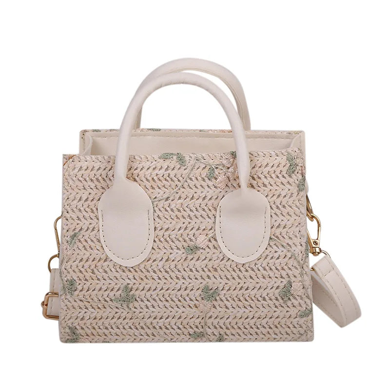 Bohemian Woven Straw Handbag for Women Shoulder Bags