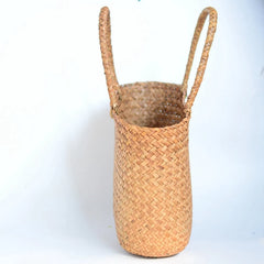 Straw Summer Beach Handbag Rattan Tote Bag Yellow