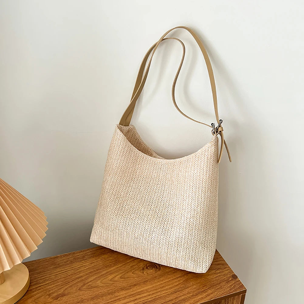 Straw Women Handbag Tote Bag Summer Female Handwoven Beach Holiday