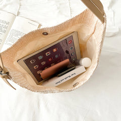 Straw Women Handbag Tote Bag Summer Female Handwoven Beach Holiday
