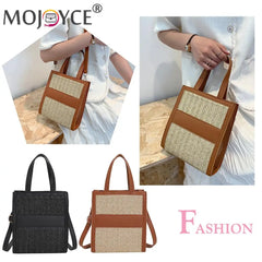 Straw Women Shoulder Bag Woven Crossbody Bag Fashionable Decoration