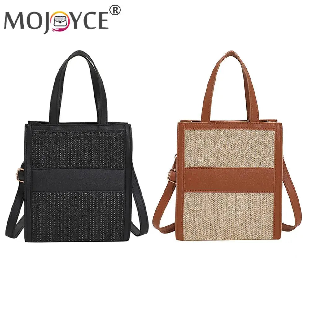Straw Women Shoulder Bag Woven Crossbody Bag Fashionable Decoration