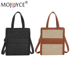 Straw Women Shoulder Bag Woven Crossbody Bag Fashionable Decoration